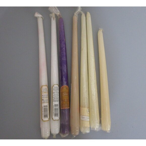 Candle-lite & Gibson Taper Candle Lot 7 (each wrapped in plastic) Made in USA - Picture 5 of 5